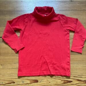 The Beaufort Bonnet Company red long sleeve turtleneck shirt SIZE 7